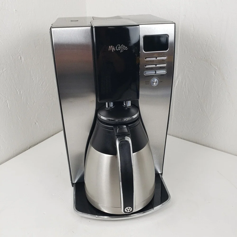 Mr. Coffee BVMC-PSTX91 10-Cup Thermal Programmable Coffee Maker Stainless Black
